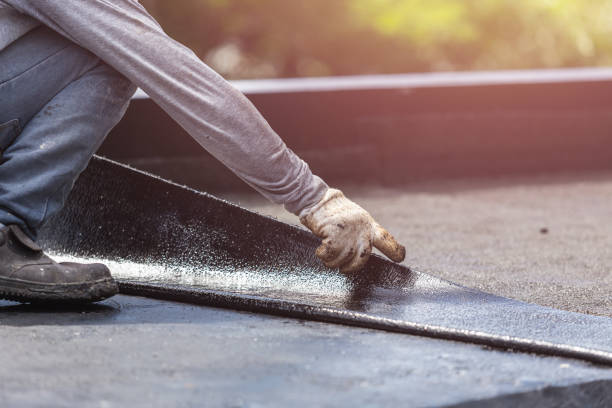 Professional Interior Drainage System technician working in Corfu, NY